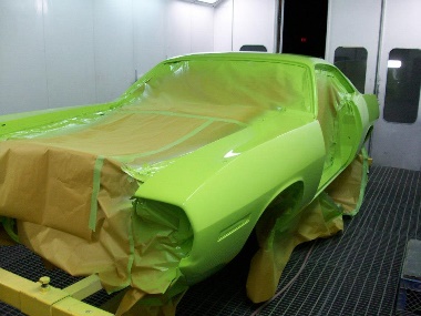 Roseville Parts - 1970 'Cuda Paint Booth